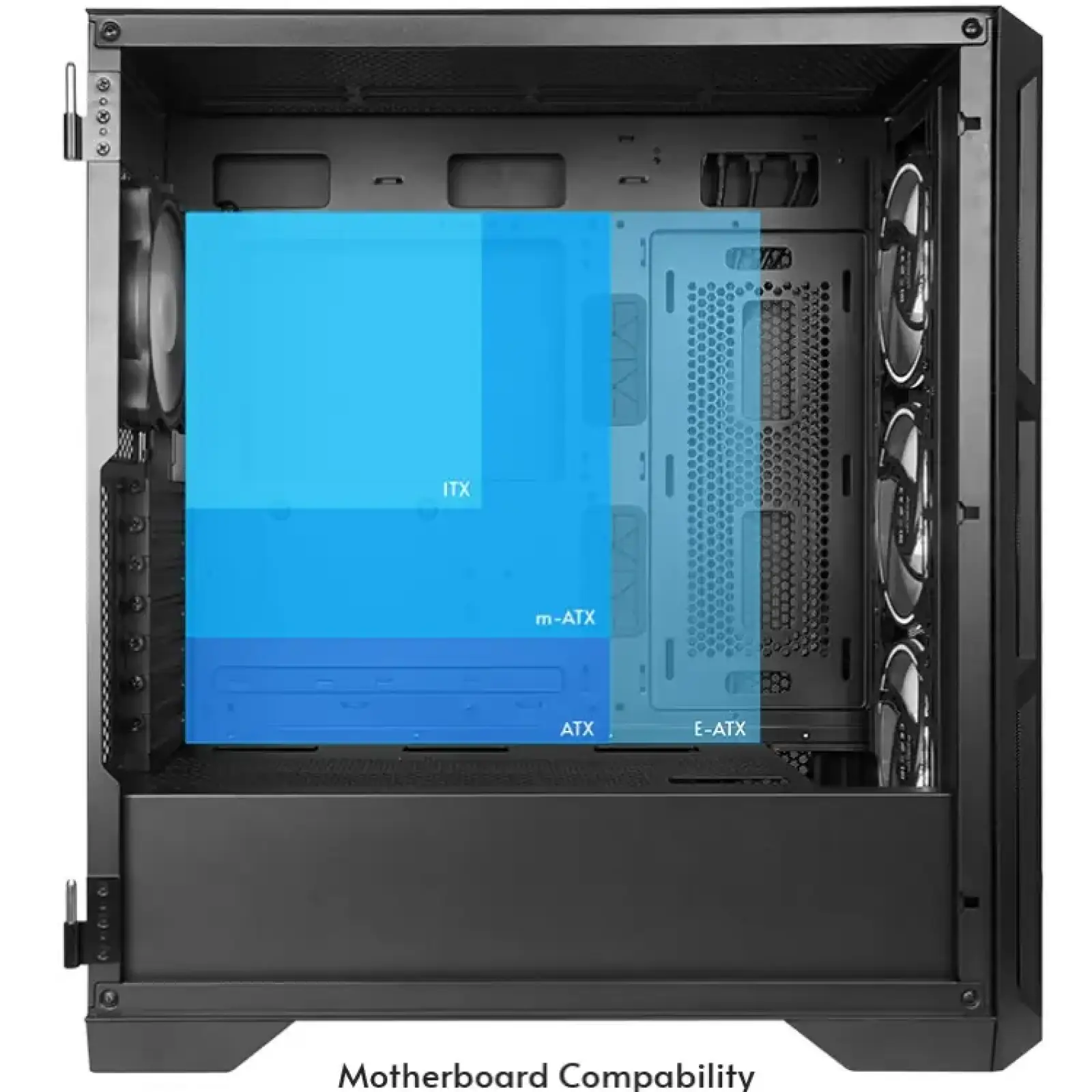 Корпус Chieftec APEX AIR GA-01B-M-OP 3x140mm, USB-C, E-ATX, без БЖ, Black UA