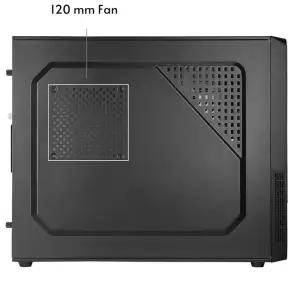 Корпус Chieftec UNI UC-03B-OP, без БЖ, ATX, Black UA