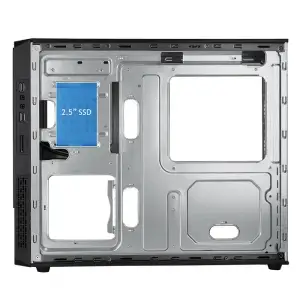 Корпус Chieftec UNI UC-03B-OP, без БЖ, ATX, Black UA