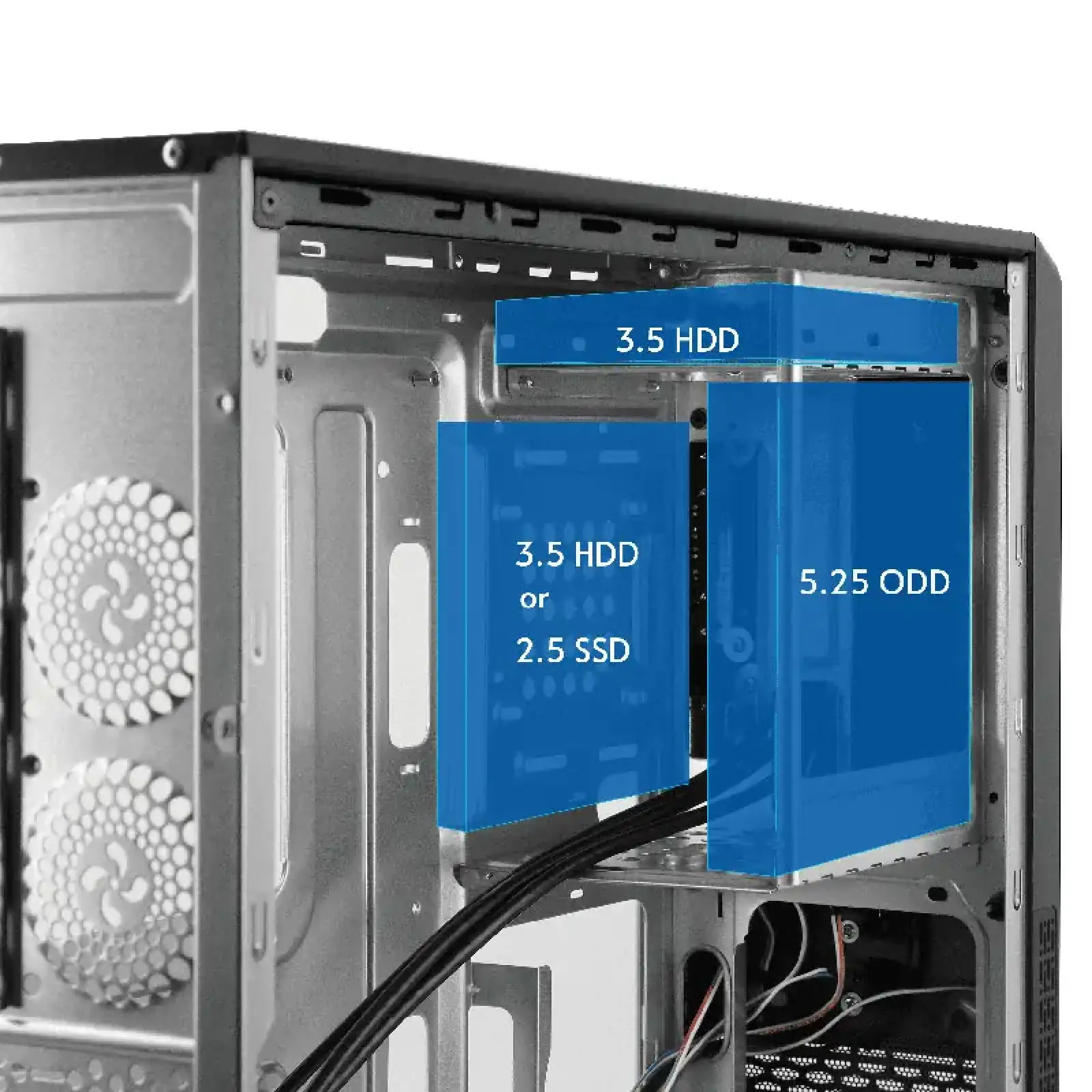 Корпус Chieftec UNI UC-03B-OP, без БЖ, ATX, Black UA