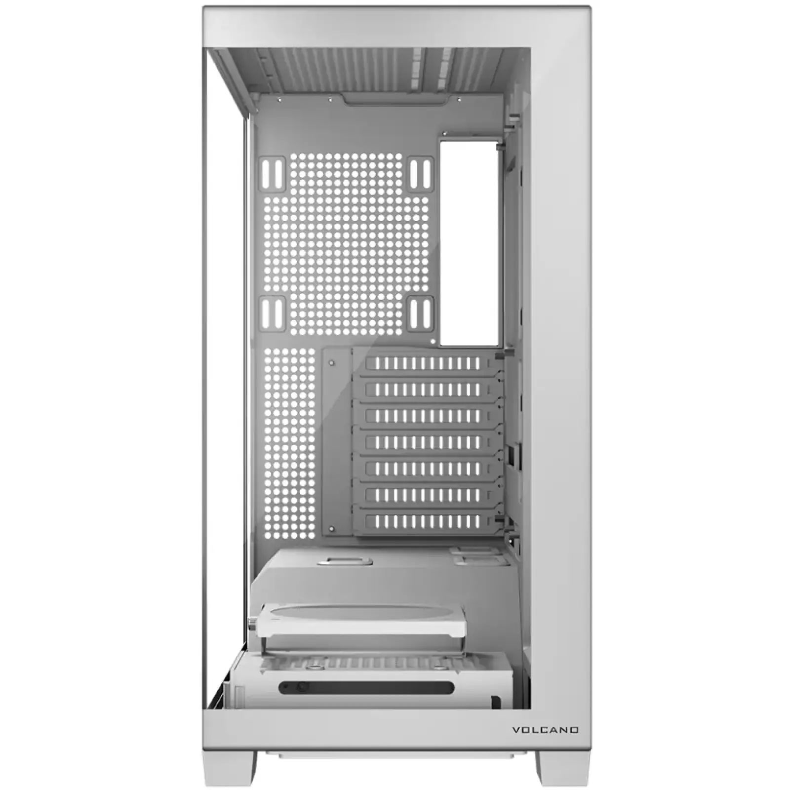 Корпус Modecom VOLCANO STELLAR MIDI w/o fans WHITE без Блок питания ATX (AT-STELLAR-NF-0000-20) UA