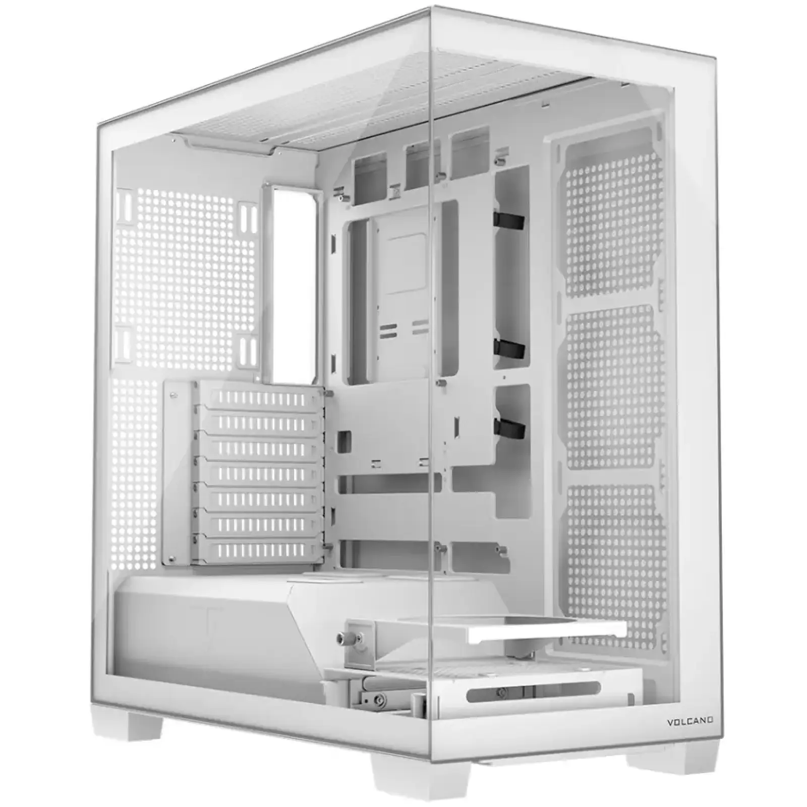 Корпус Modecom VOLCANO STELLAR MIDI w/o fans WHITE без Блок питания ATX (AT-STELLAR-NF-0000-20) UA