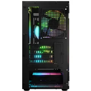 Корпус LogicConcept PORTOS MESH+GLASS ARGB fans 3x120mm BLACK без Блок живлення mATX (AM-PORTOS-10-0000000-0002) UA