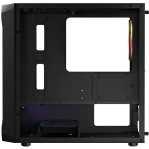 Корпус LogicConcept PORTOS MESH+GLASS ARGB fans 3x120mm BLACK без Блок живлення mATX (AM-PORTOS-10-0000000-0002) UA