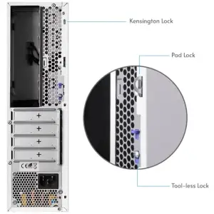 Корпус Chieftec UNI BE-10W-300 mATX , Блок питания 300W, SLIM FF WHITE UA