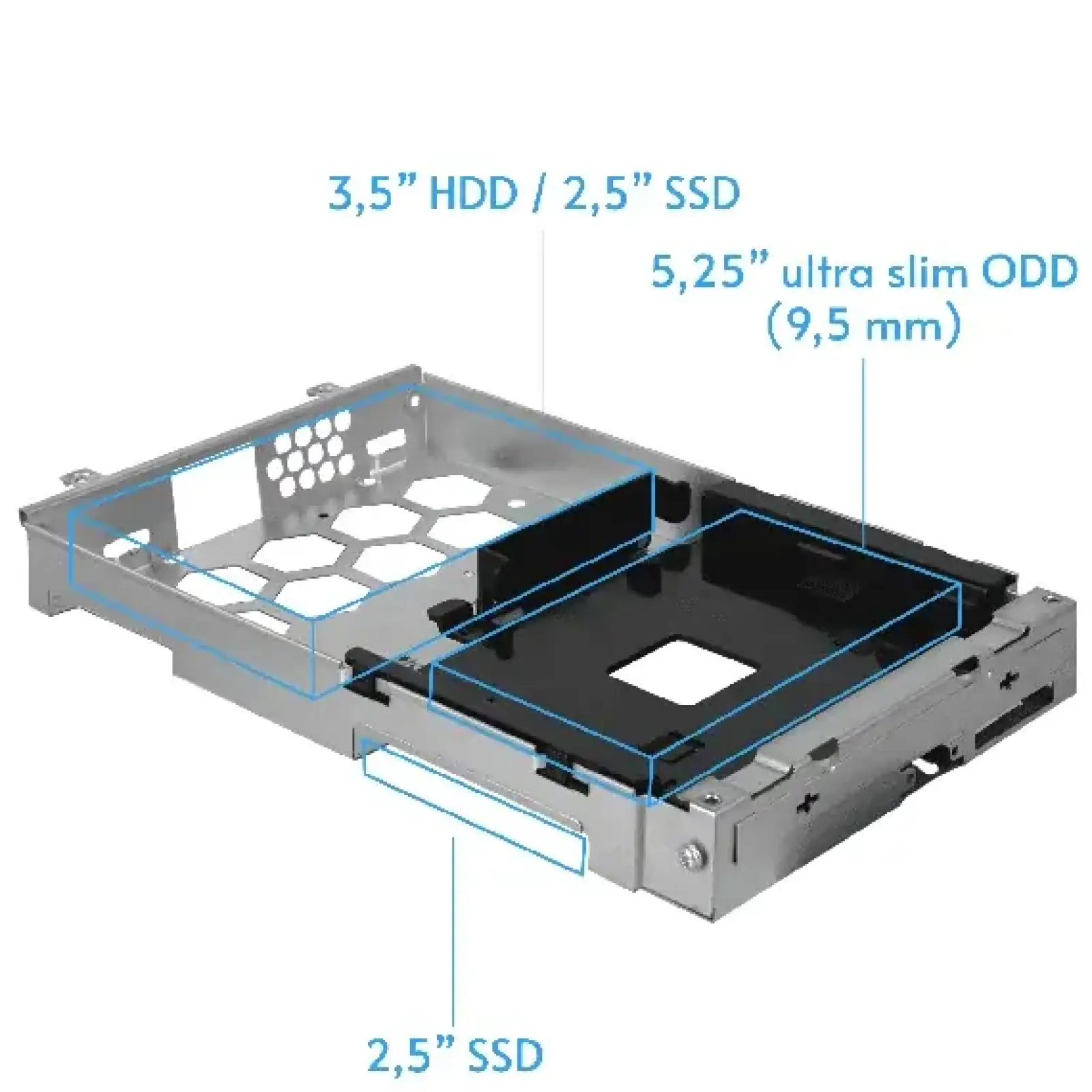 Корпус Chieftec UNI BE-10W-300 mATX , Блок питания 300W, SLIM FF WHITE UA