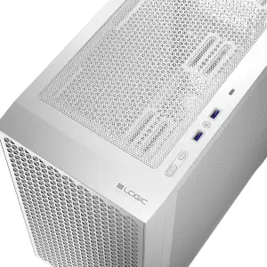 Корпус LogicConcept DART PRO MINI WHITE MESH fans 3x120mm без Блок живлення mATX (AM-DART-PRO-0000-20) UA