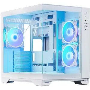 Корпус Chieftec VISIO GM-30W-TG-OP ATX, без БЖ, White UA