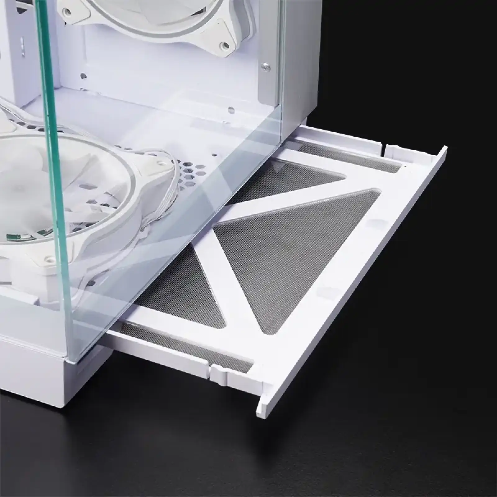 Корпус Chieftec VISIO GM-30W-TG-OP ATX, без БЖ, White UA