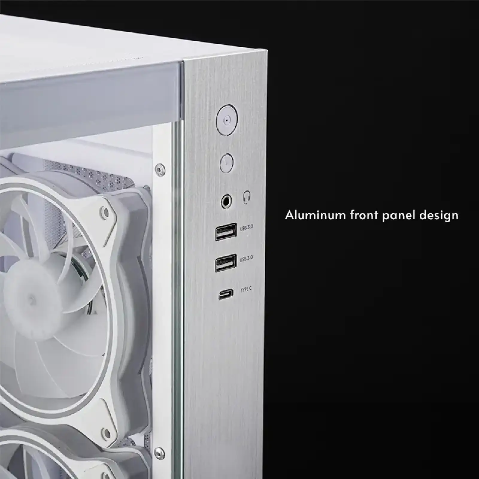Корпус Chieftec VISIO GM-30W-TG-OP ATX, без БЖ, White UA