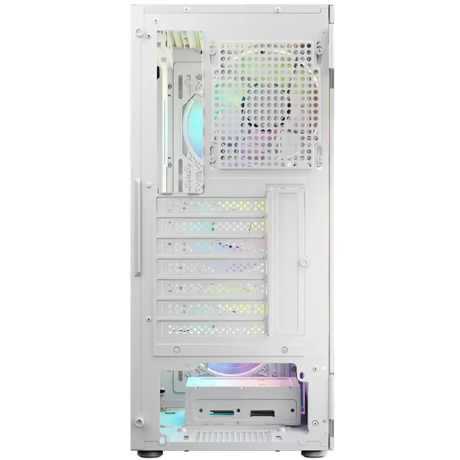 Корпус LogicConcept PORTOS MESH+GLASS ARGB fans 4x120mm WHITE без Блок живлення ATX (AT-PORTOS-20-0000000-0002) UA