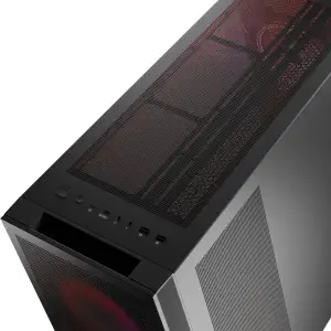 Корпус Modecom VOLCANO EXPANSE S ARGB 4x140mm fans MIDI USB 3.0x2+TYPE-C BLACK без Блок питания ATX (AT-EXPANSE-SG-10-000000) UA
