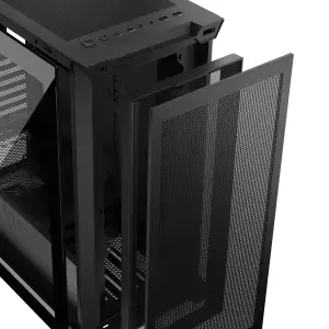 Корпус Modecom VOLCANO EXPANSE S ARGB 4x140mm fans MIDI USB 3.0x2+TYPE-C BLACK без Блок питания ATX (AT-EXPANSE-SG-10-000000) UA