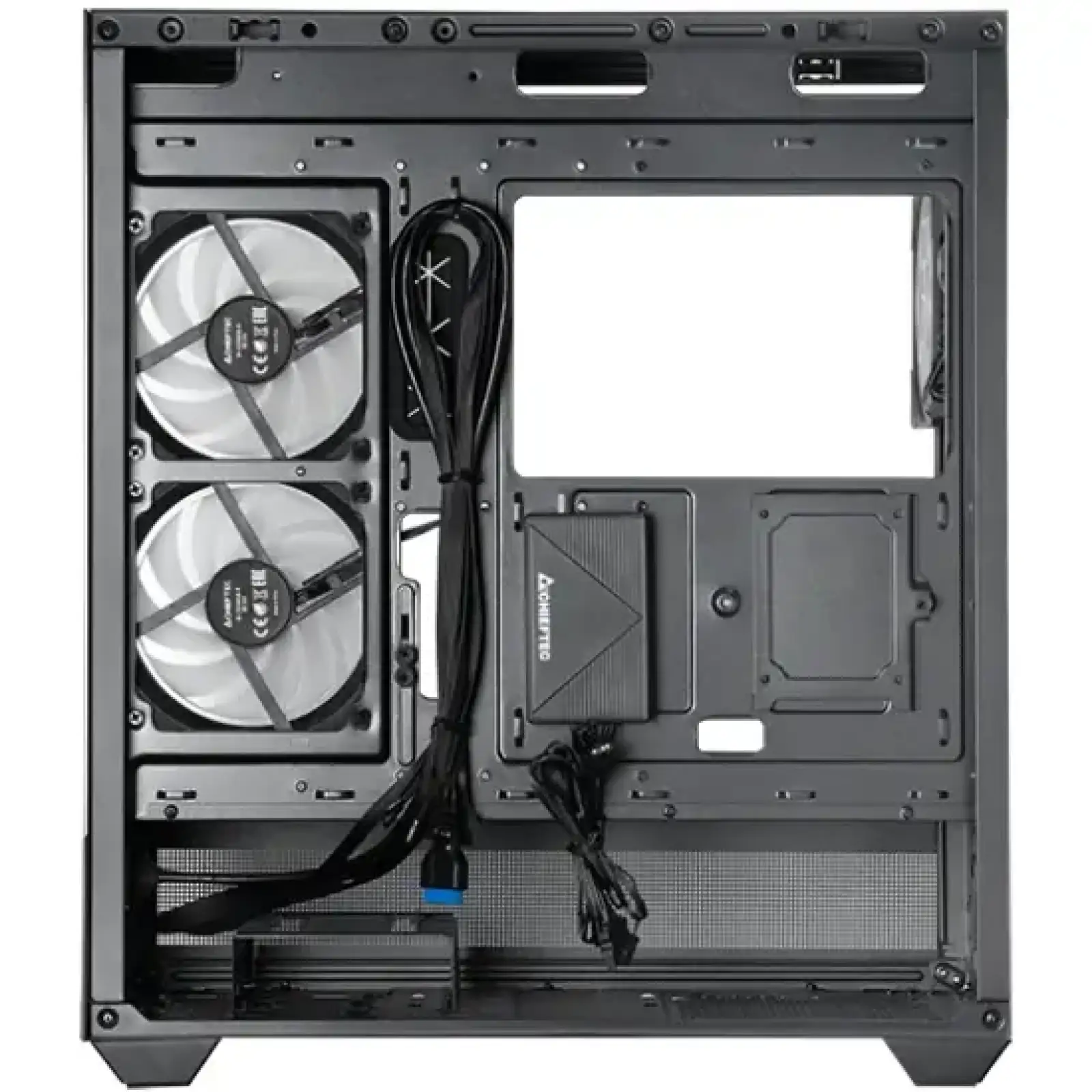 Корпус Chieftec VISTA GT-01B-OP 3x120mm A-RGB, ATX, без БЖ, Black UA