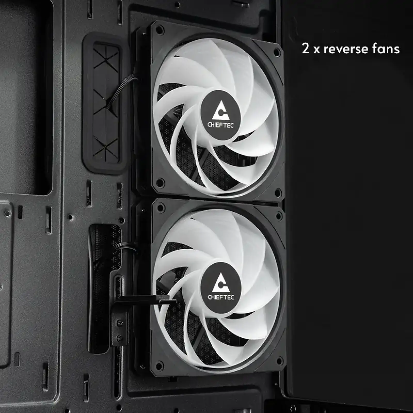 Корпус Chieftec VISTA GT-01B-OP 3x120mm A-RGB, ATX, без БЖ, Black UA