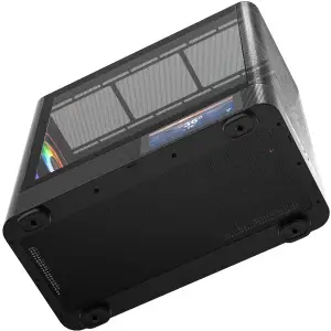 Корпус Modecom VOLCANO AQ400 ARGB MIDI SIDE LCD 6,2”, 4x120mm fans BLACK без Блок питания ATX (MC-A-AQ400-4FA-B) UA