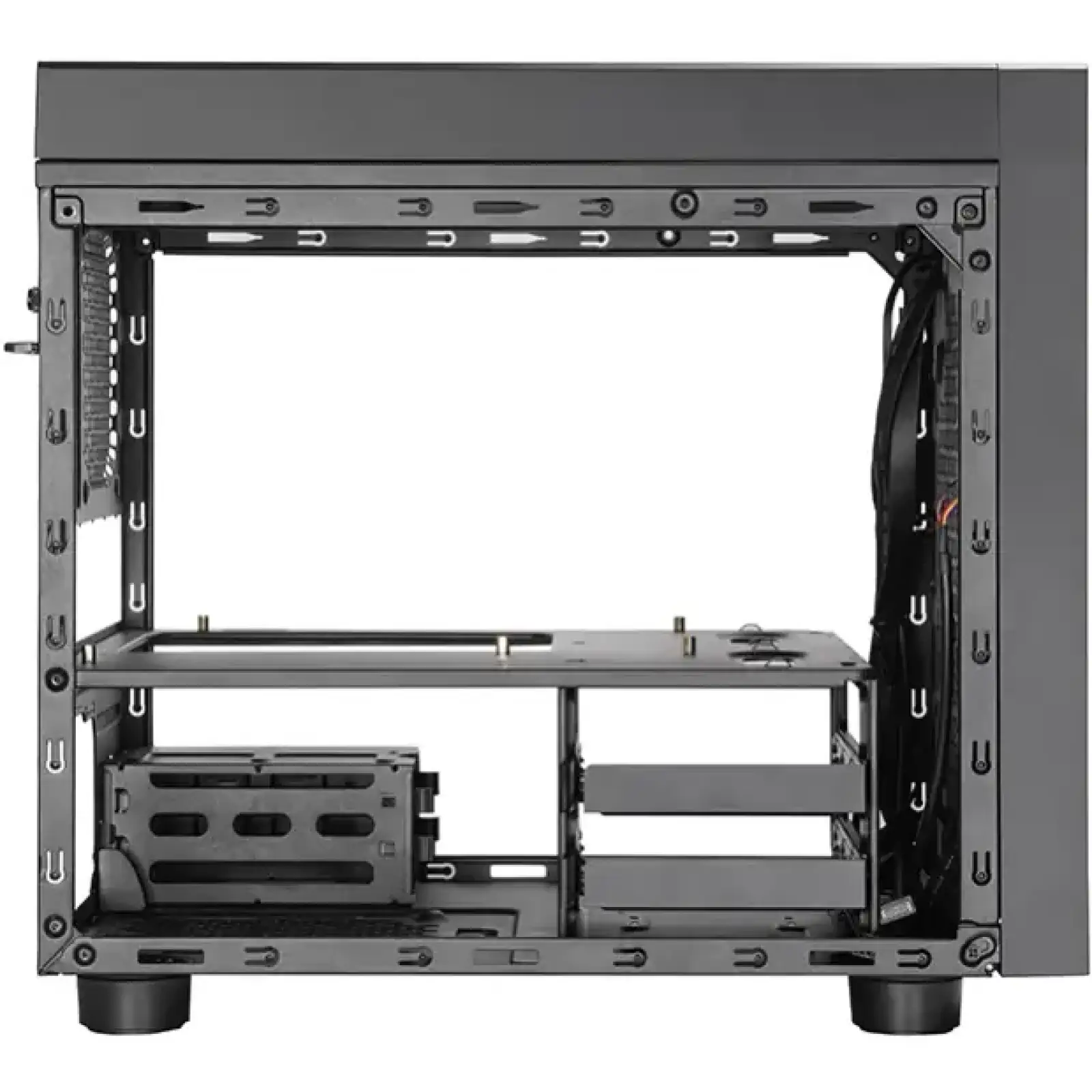 Корпус Chieftec THE CUBE CI-03B-OP, без БЖ, fan 20cm, mATX, Black UA