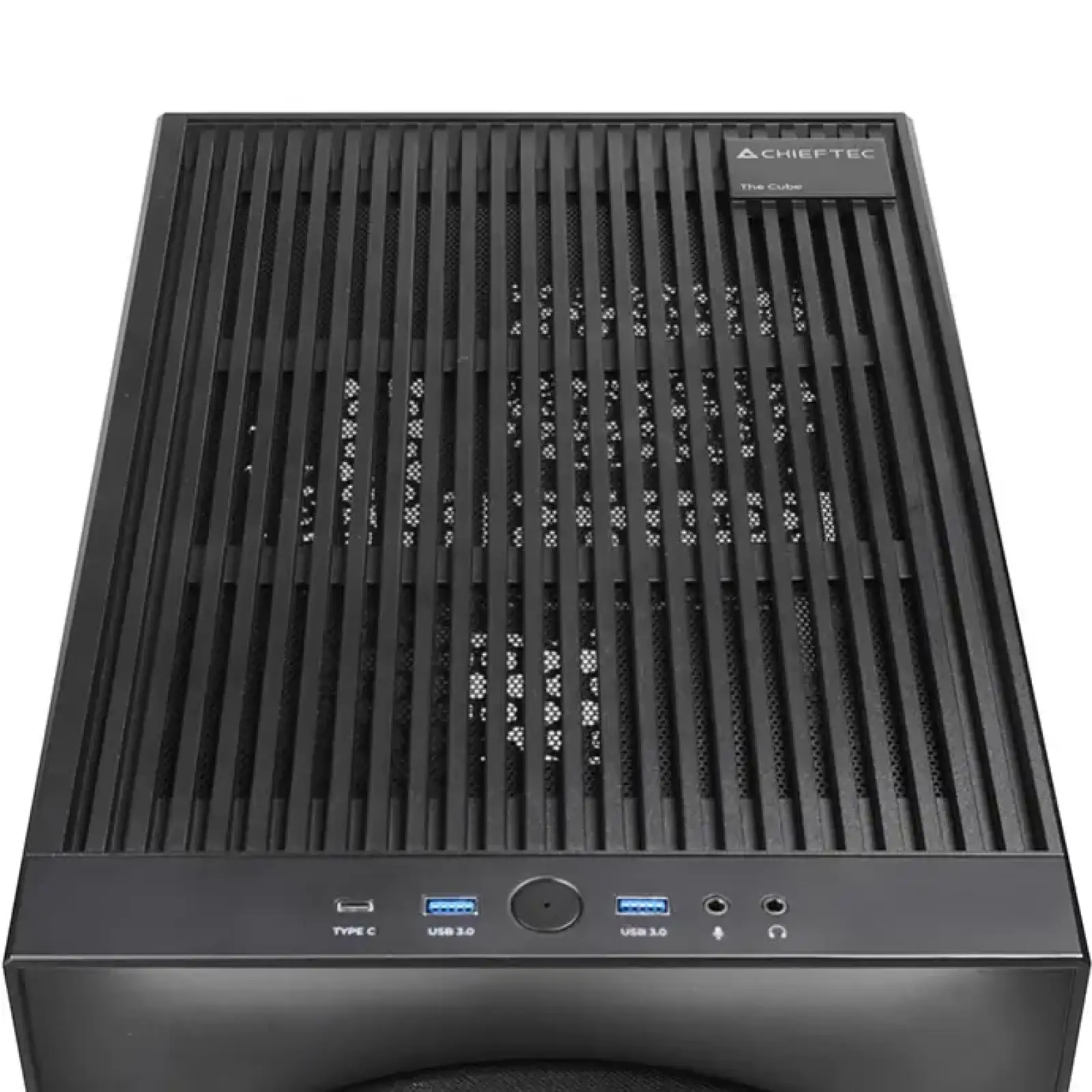 Корпус Chieftec THE CUBE CI-03B-OP, без БЖ, fan 20cm, mATX, Black UA