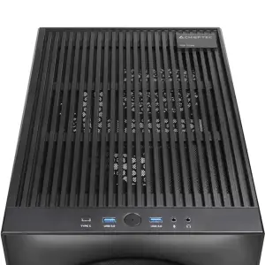 Корпус Chieftec THE CUBE CI-03B-OP, без БЖ, fan 20cm, mATX, Black UA