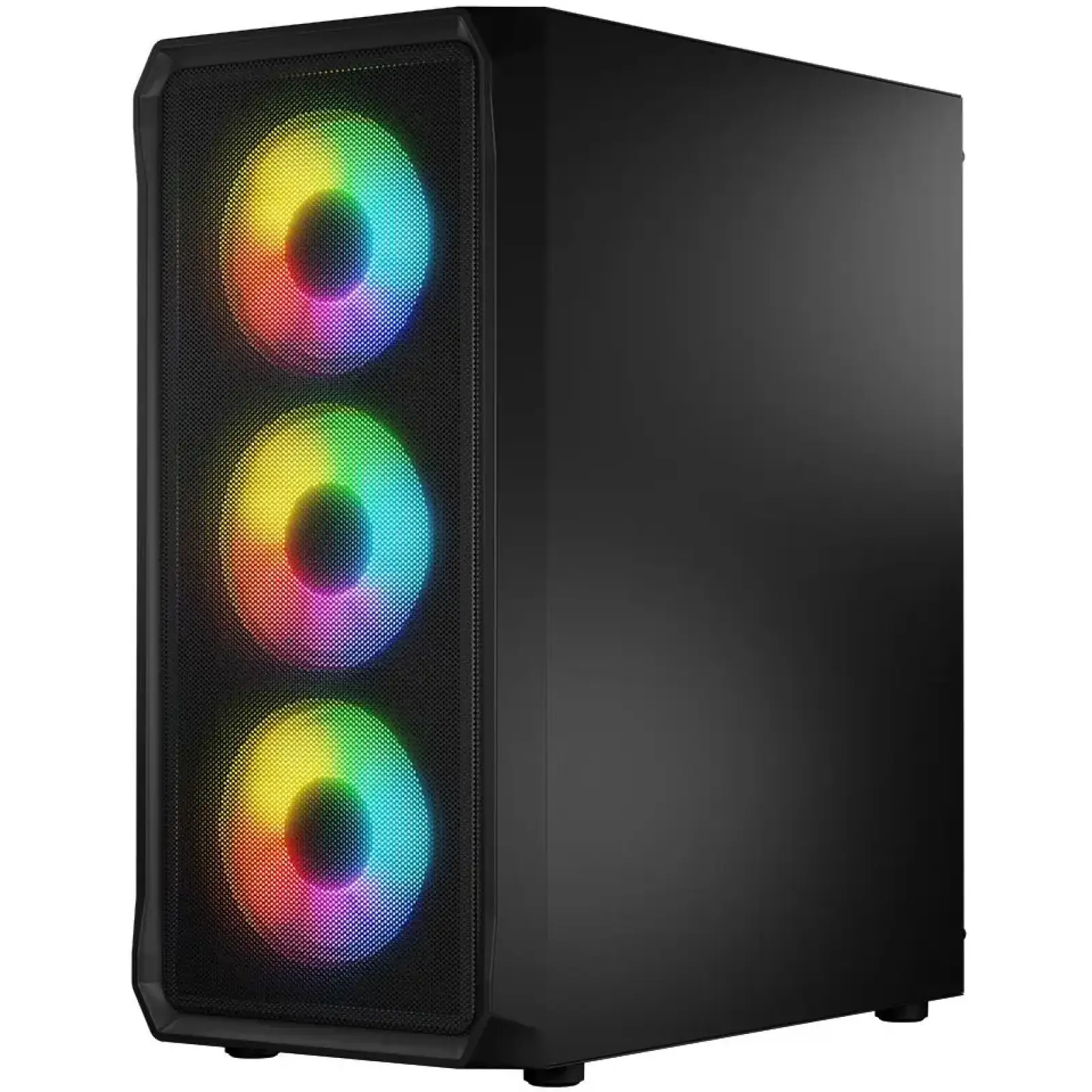 Корпус LogicConcept PORTOS MESH+GLASS ARGB fans 4x120mm BLACK без Блок живлення ATX (AT-PORTOS-10-0000000-0002) UA