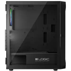 Корпус LogicConcept PORTOS MESH+GLASS ARGB fans 4x120mm BLACK без Блок живлення ATX (AT-PORTOS-10-0000000-0002) UA