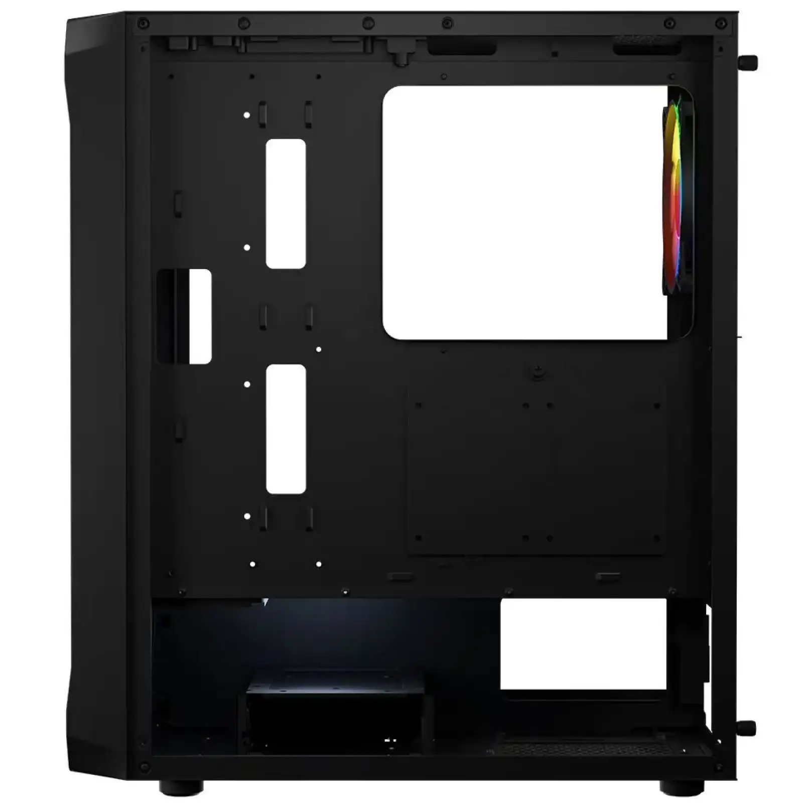 Корпус LogicConcept PORTOS MESH+GLASS ARGB fans 4x120mm BLACK без Блок живлення ATX (AT-PORTOS-10-0000000-0002) UA