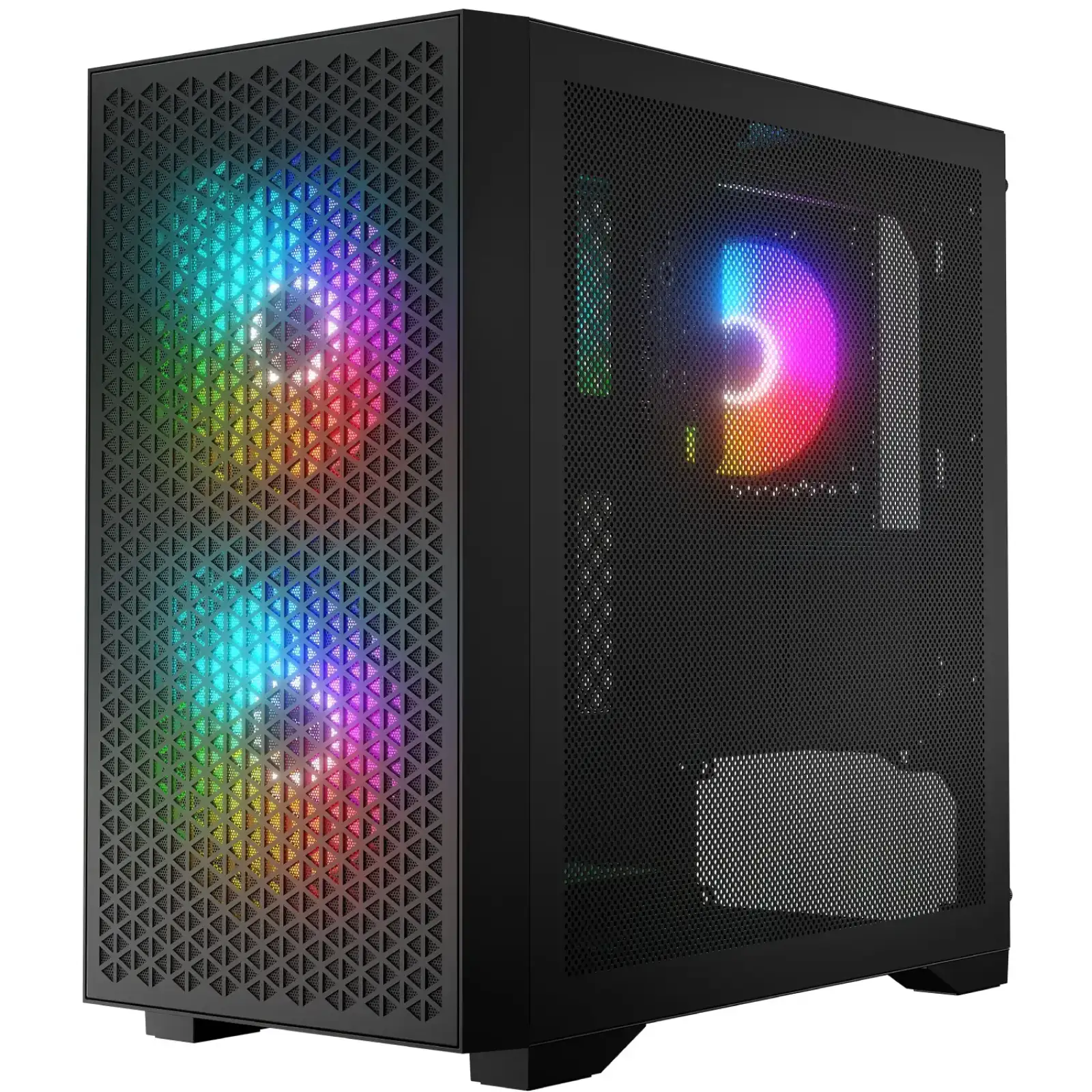 Корпус LogicConcept DART PRO ARGB MINI BLACK MESH fans 3x120mm без Блок живлення mATX (AM-DART-PRO-ARGB-10) UA