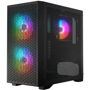 Корпус LogicConcept DART PRO ARGB MINI BLACK MESH fans 3x120mm без Блок живлення mATX (AM-DART-PRO-ARGB-10) UA