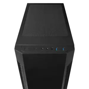 Корпус Chieftec ELOX AS-01B-OP ATX, без БЖ, Black UA