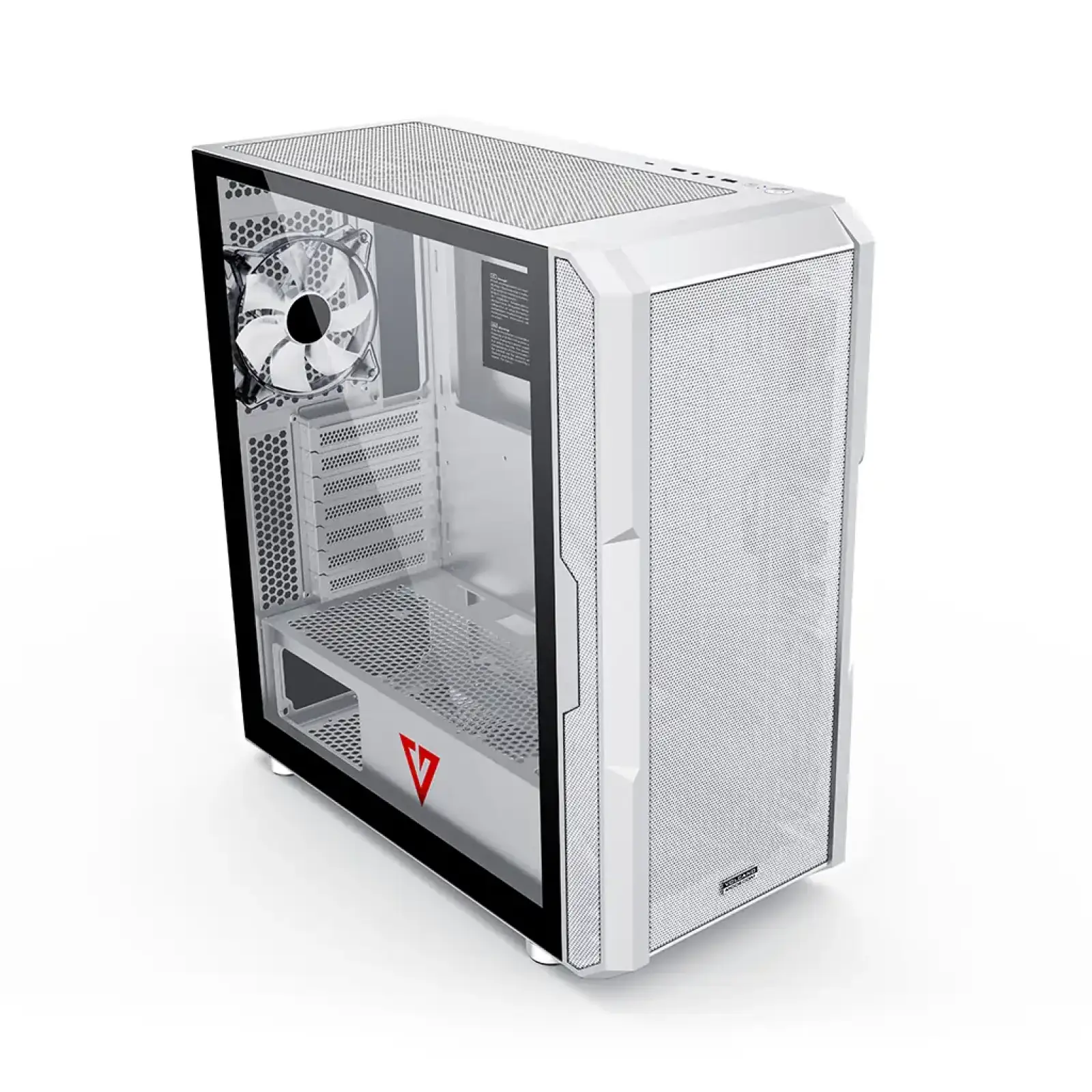 Корпус Modecom AMIRANI ARGB WHITE fans 2x200mm+1x120mm без Блок питания ATX (AT-AMIRANI-PG-20-000000-0) UA