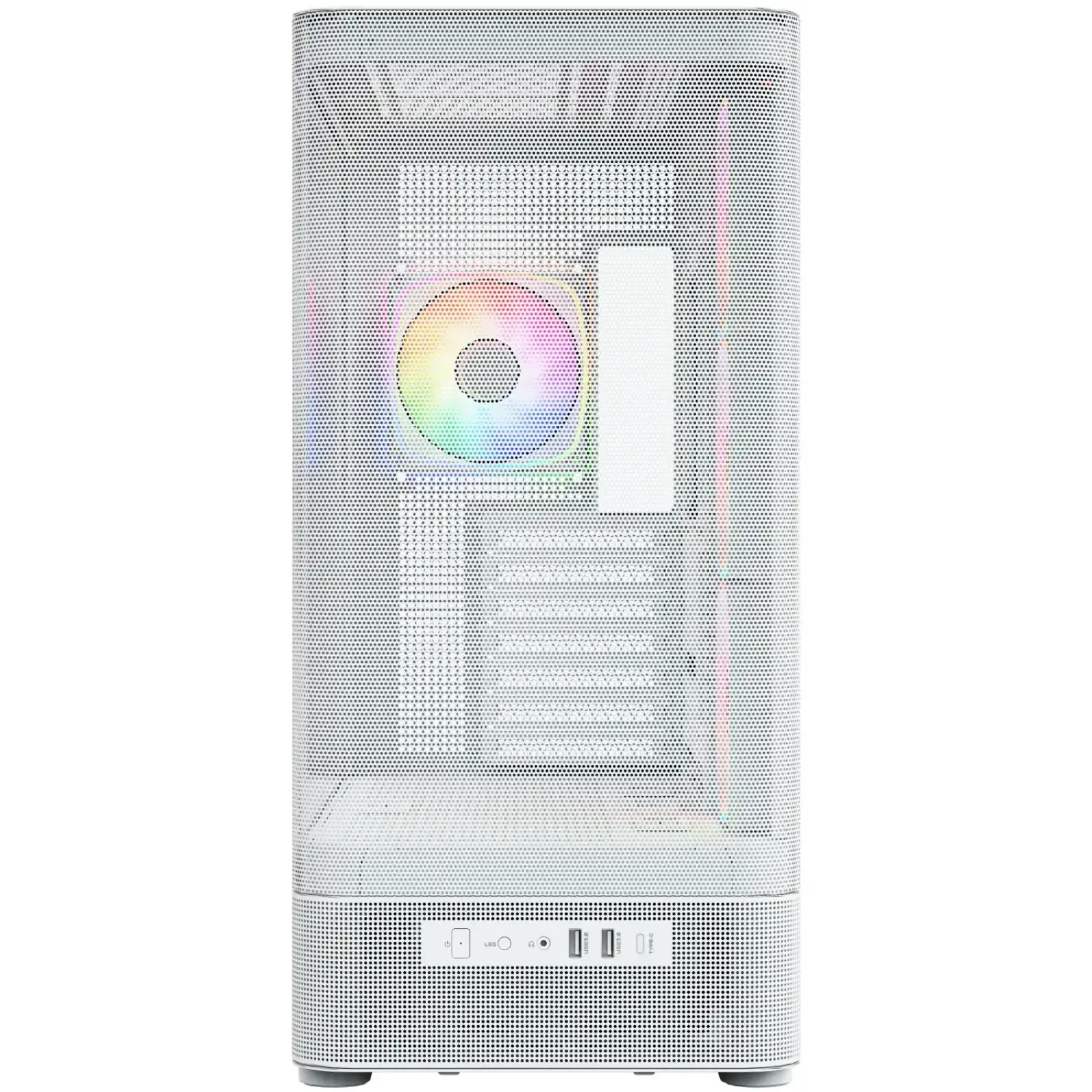 Корпус Modecom VOLCANO AQ400 ARGB MIDI SIDE LCD 6,2”, 4x120mm fans WHITE без Блок питания ATX (MC-A-AQ400-4FA-W) UA