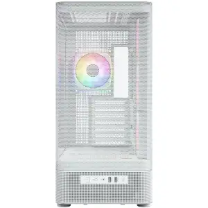 Корпус Modecom VOLCANO AQ400 ARGB MIDI SIDE LCD 6,2”, 4x120mm fans WHITE без Блок питания ATX (MC-A-AQ400-4FA-W) UA