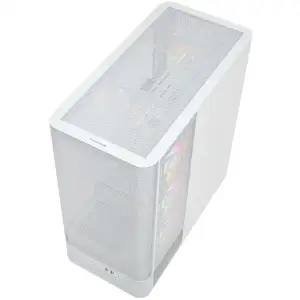 Корпус Modecom VOLCANO AQ400 ARGB MIDI SIDE LCD 6,2”, 4x120mm fans WHITE без Блок питания ATX (MC-A-AQ400-4FA-W) UA