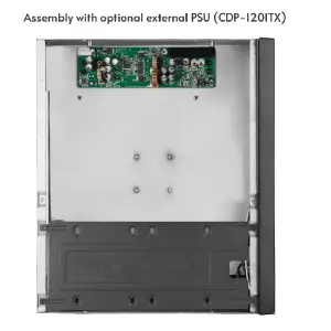 Корпус Chieftec COMPACT IX-06B-OP mATX, без БЖ, SLIM FF UA