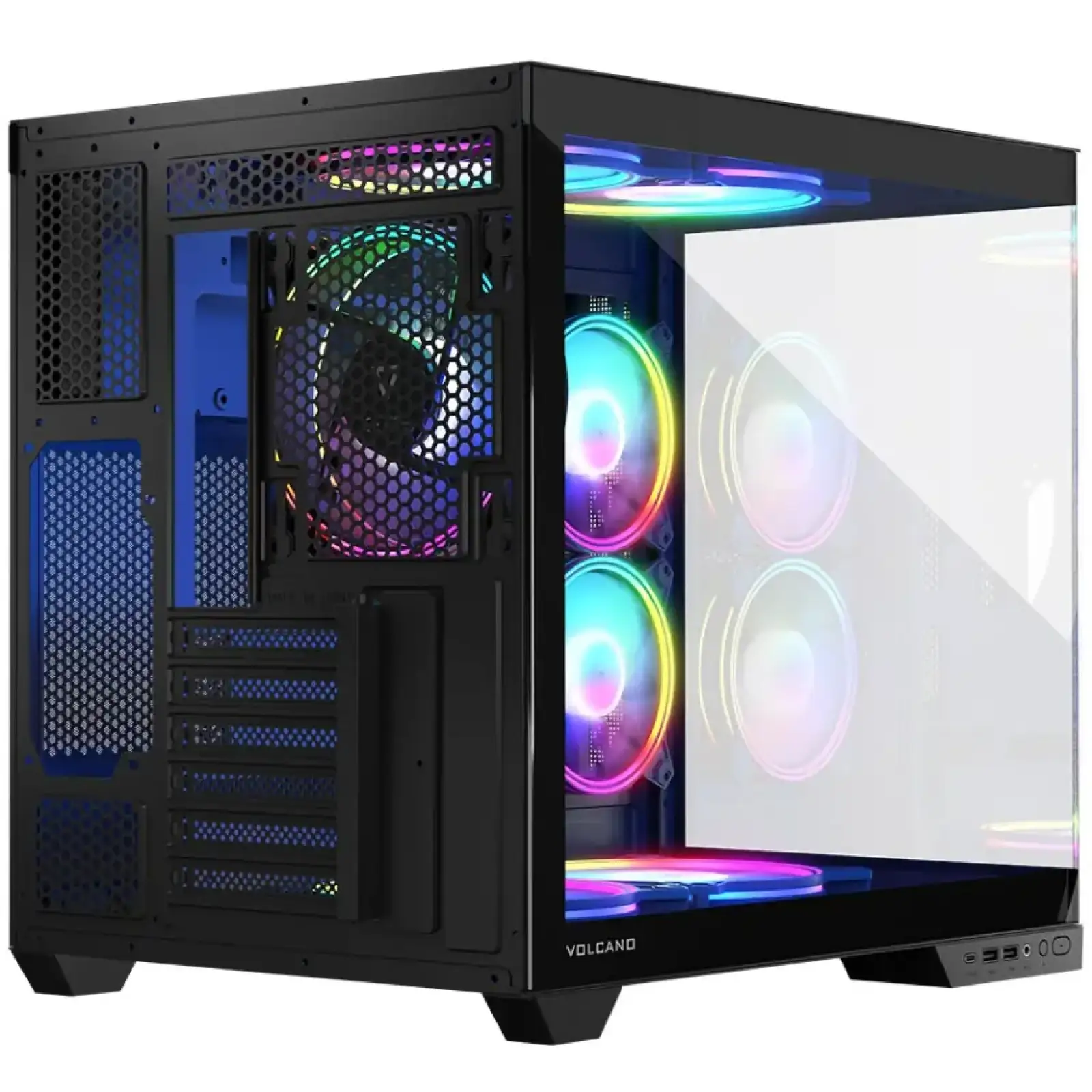 Корпус Modecom VOLCANO PANORAMA APEX ARGB 5F MIDI GREY без Блок питания ATX (AT-PANORAMA-5F-ARGB-10-00) UA