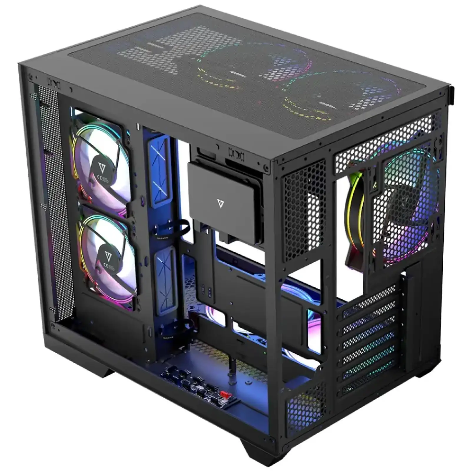 Корпус Modecom VOLCANO PANORAMA APEX ARGB 5F MIDI GREY без Блок питания ATX (AT-PANORAMA-5F-ARGB-10-00) UA