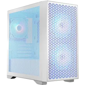Корпус LogicConcept DART PRO ARGB MINI WHITE MESH fans 3x120mm без Блок живлення mATX (AM-DART-PRO-ARGB-20) UA