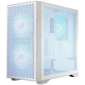 Корпус LogicConcept DART PRO ARGB MINI WHITE MESH fans 3x120mm без Блок живлення mATX (AM-DART-PRO-ARGB-20) UA