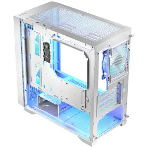 Корпус LogicConcept DART PRO ARGB MINI WHITE MESH fans 3x120mm без Блок живлення mATX (AM-DART-PRO-ARGB-20) UA