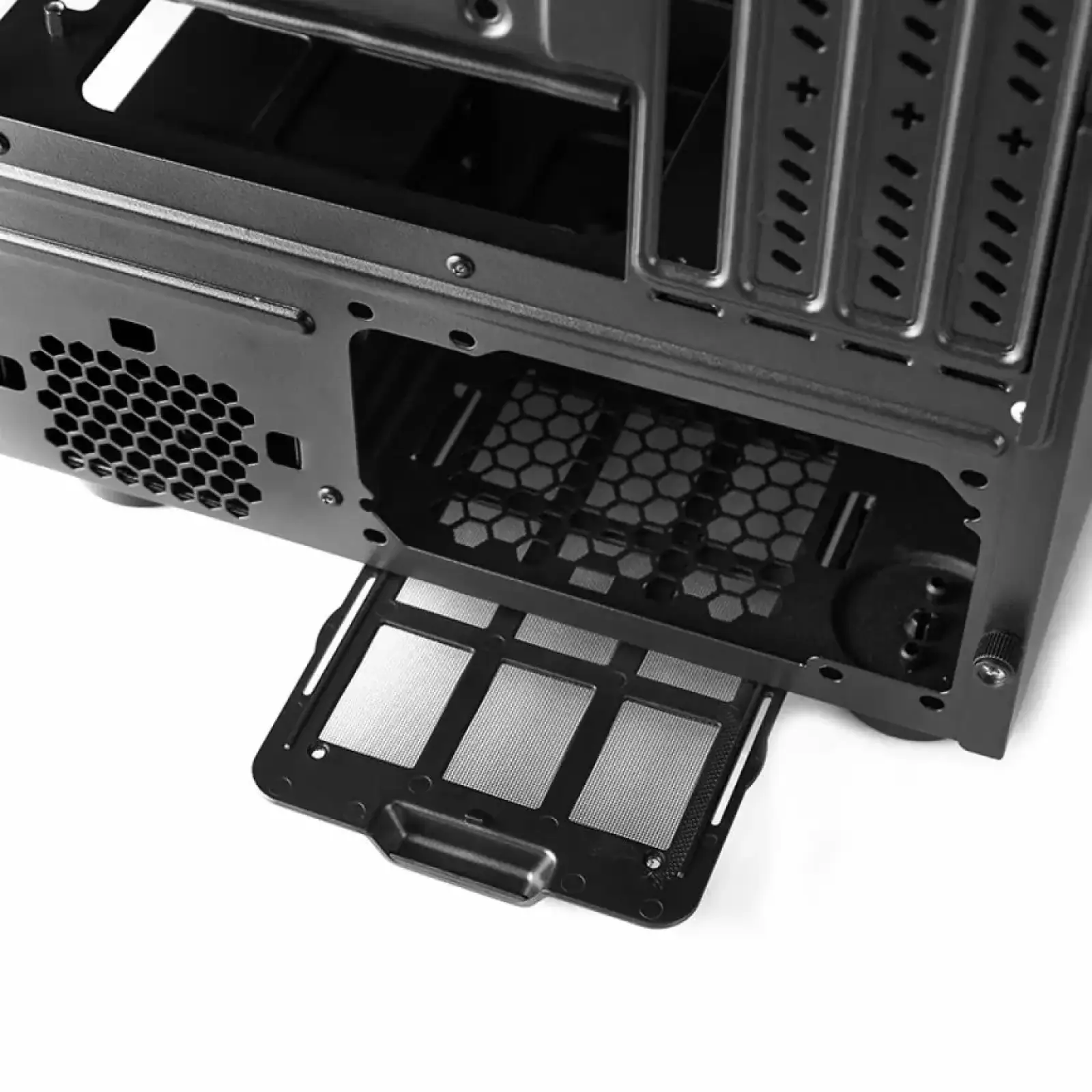 Корпус Chieftec MESH PRO CUBE CI-02B-OP, без БЖ, 2xUSB3.0, mATX, Black UA