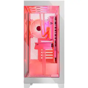 Корпус Modecom VOLCANO SPACE APEX ARGB 4x140mm fans MIDI USB 3.0x2+TYPE-C WHITE без Блок питания ATX (AT-SPACE-PG-20-000000-000) UA