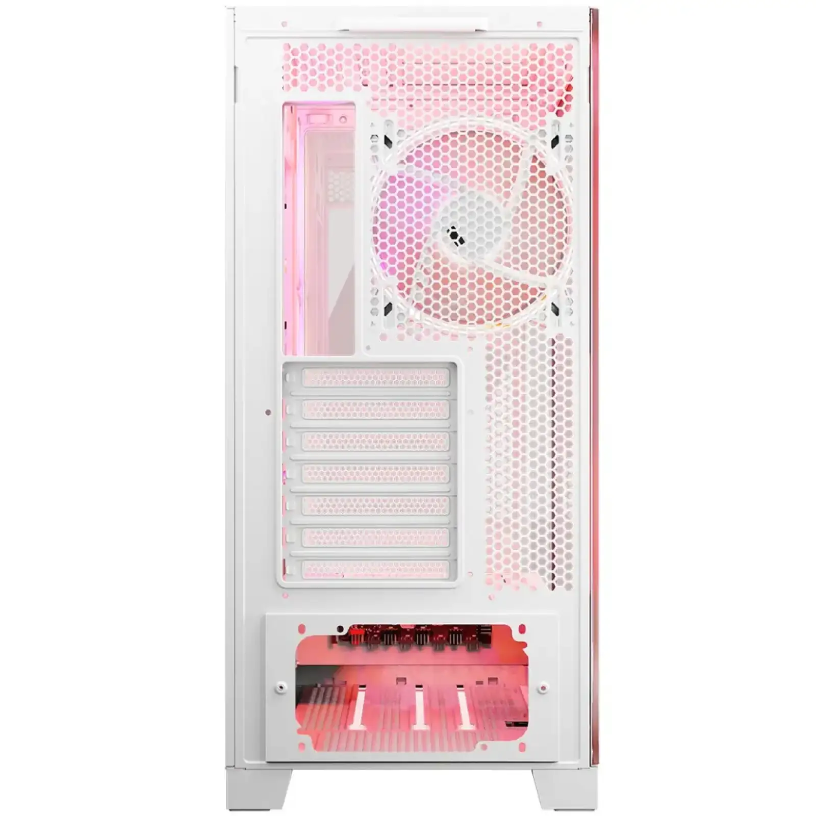 Корпус Modecom VOLCANO SPACE APEX ARGB 4x140mm fans MIDI USB 3.0x2+TYPE-C WHITE без Блок питания ATX (AT-SPACE-PG-20-000000-000) UA