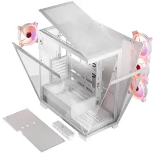 Корпус Modecom VOLCANO SPACE APEX ARGB 4x140mm fans MIDI USB 3.0x2+TYPE-C WHITE без Блок питания ATX (AT-SPACE-PG-20-000000-000) UA