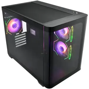 Корпус FSP S380-BA без Блок питания mATX Black UA
