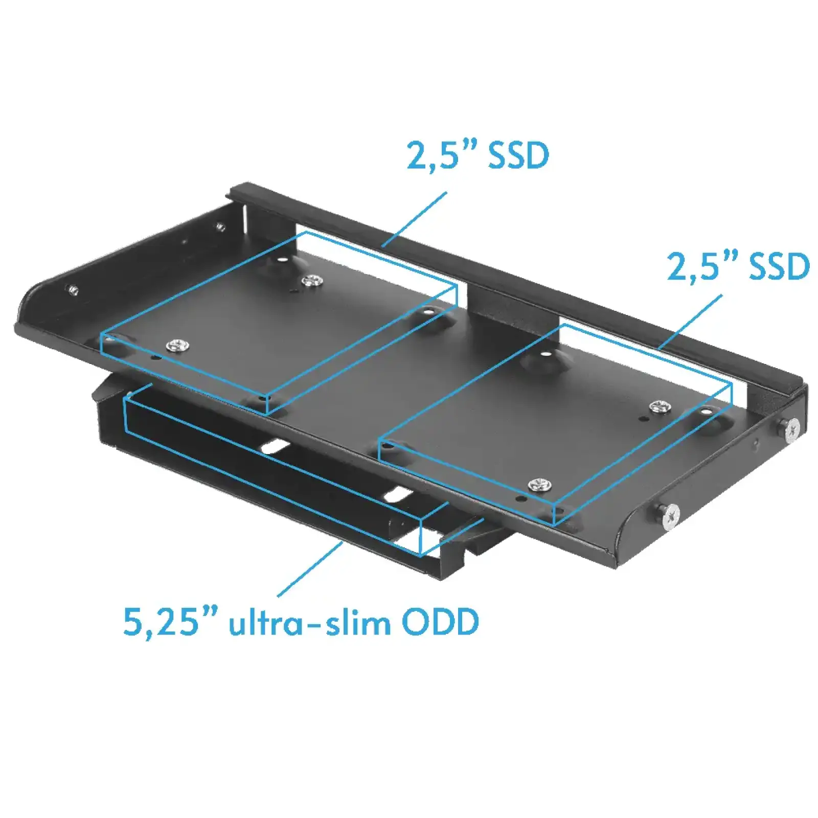 Корпус Chieftec PRO CUBE MINI CN-01B-OP miniITX, без БЖ, Black UA