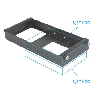 Корпус Chieftec PRO CUBE MINI CN-01B-OP miniITX, без БЖ, Black UA