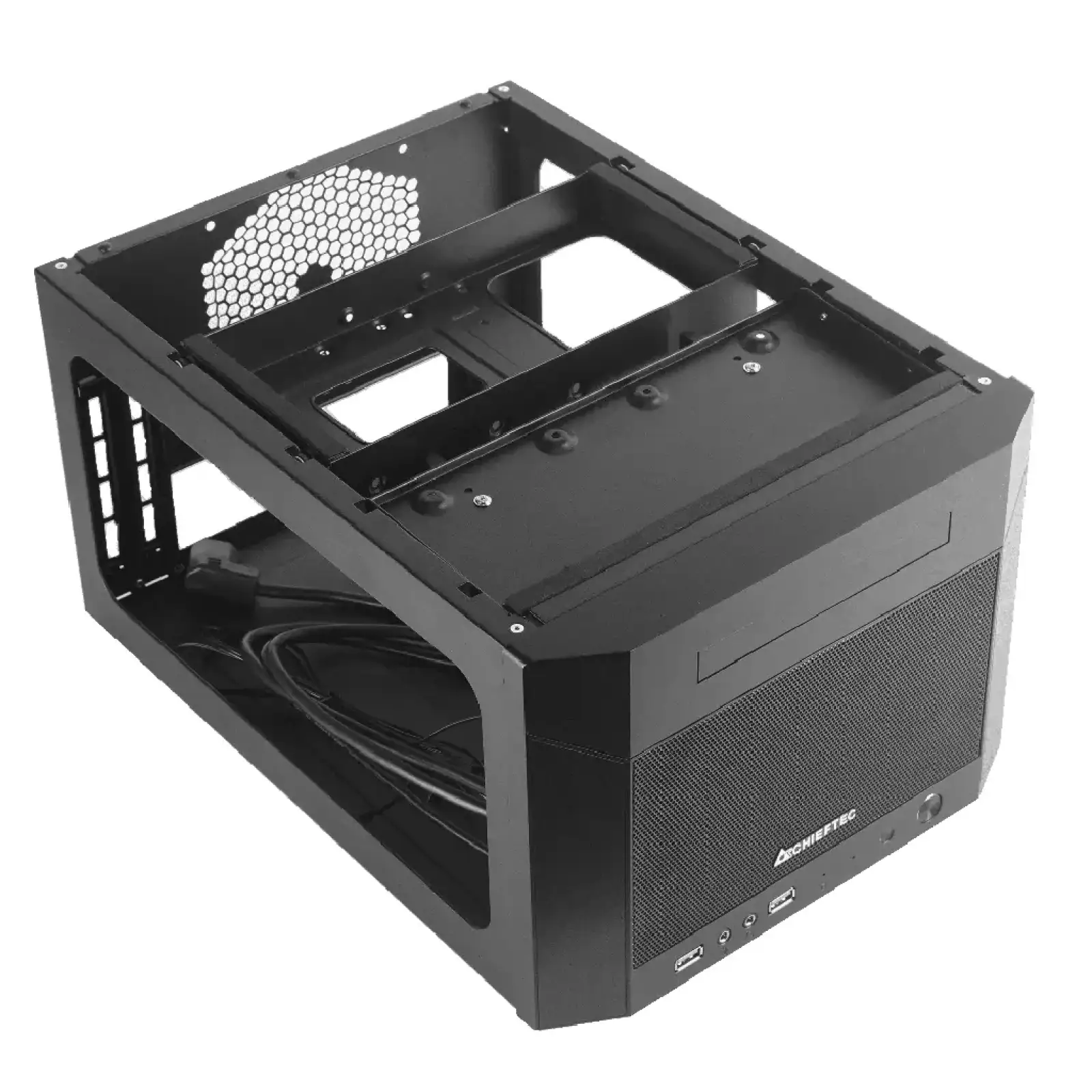 Корпус Chieftec PRO CUBE MINI CN-01B-OP miniITX, без БЖ, Black UA