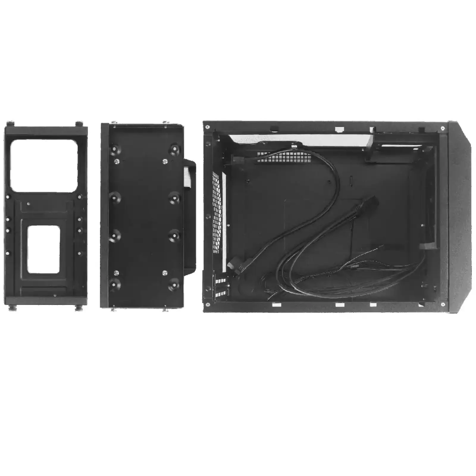 Корпус Chieftec PRO CUBE MINI CN-01B-OP miniITX, без БЖ, Black UA