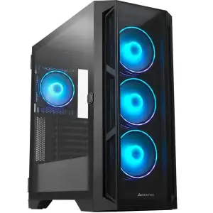 Корпус Chieftec APEX GA-01B-TG-OP 4x120mm A-RGB, USB-C, E-ATX, без БЖ, Black UA