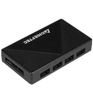 Корпус Chieftec APEX GA-01B-TG-OP 4x120mm A-RGB, USB-C, E-ATX, без БЖ, Black UA